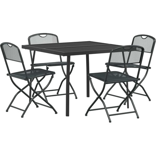 vidaXL Zunanji pohištveni set 5 pcs Antracit Železo in Jeklo, (5000294104) Cene
