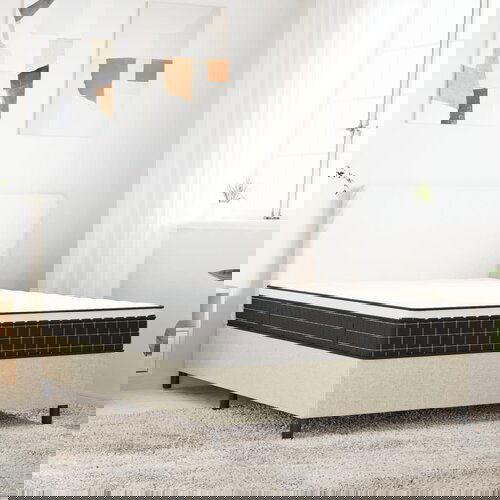 VidaXL Madrac s oprugama bonnell srednji 140 x 200 cm Slike