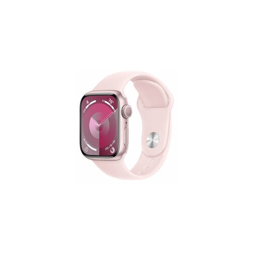 Apple watch S9 gps mr943se/a 41mm pink alu case w light pink sport band - m/l, pametni sat Slike