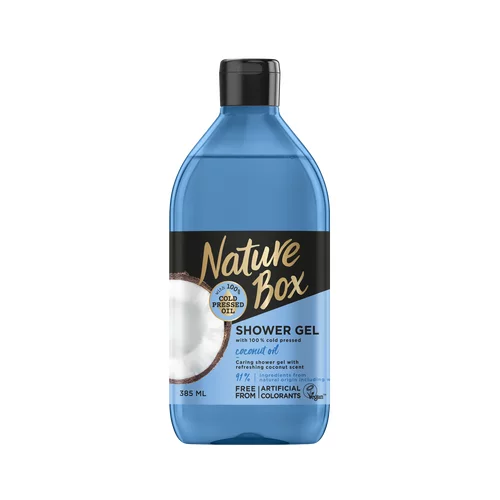 Nature Box Coconut osvežujoč gel za prhanje z vlažilnim učinkom 385 ml