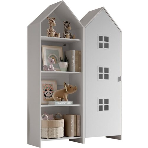 Vipack Bela odprta otroška garderobna omara 115x171,5 cm CASAMI BRUGES – Cene