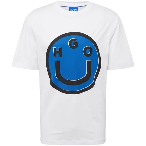 Hugo Blue Majica 'Nimper' modra / črna / bela