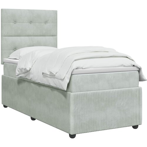  Boxspring krevet s madracem Svjetlosiva Jjedan Bar&amp;scaron;un Slike