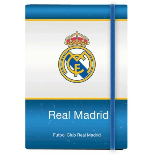  Zvezek z elastiko Real Madrid A5 črte