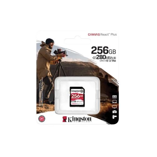 Kingston SDXC 128GB Canvas REACT Plus, 280/150MB/s, UHS-II, Cene