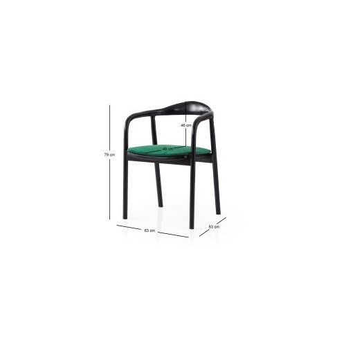 Hanah home trpezarijska stolica palm 032 Slike