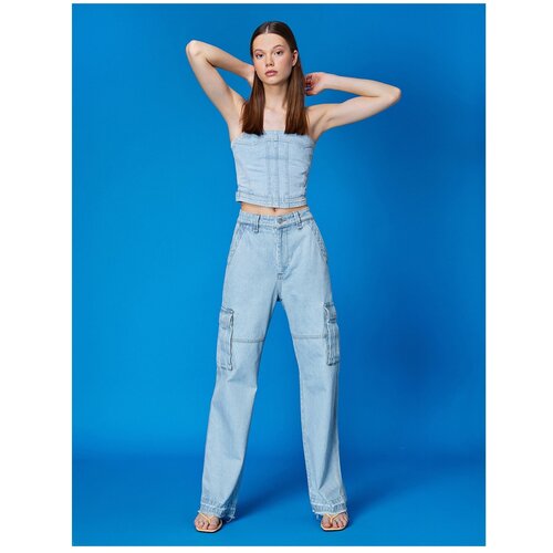 Koton Wide Leg Cargo Pants - Bianca Jean Slike