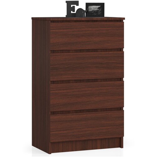 AKORD Komoda, 4 Predali, Wenge, (5000332073) Cene