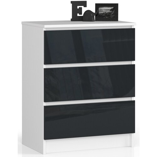 AKORD KOMODA K60 3SZ CLP GRAFITNI GLE&amp;Scaron;Č, (21702999) Slike