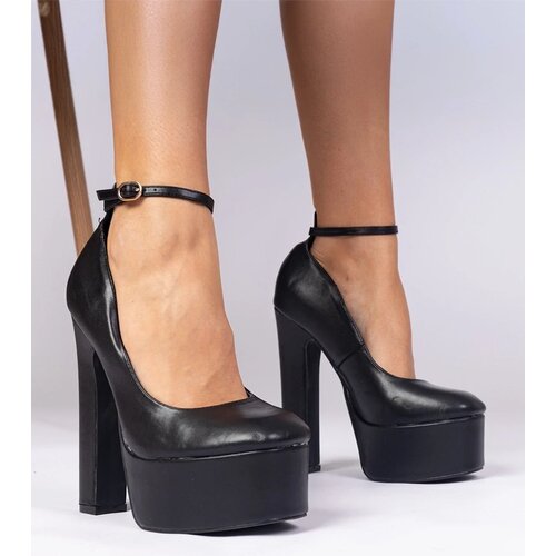 D/CEO marka niezdefiniowana Black high heel pumps Felida Slike