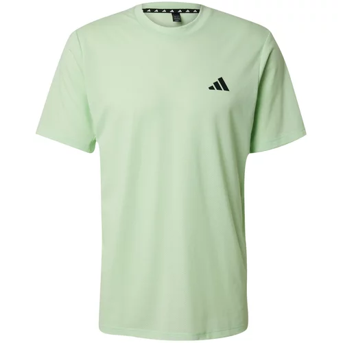 Adidas Tehnička sportska majica 'Train Essentials Comfort' svijetlozelena / crna