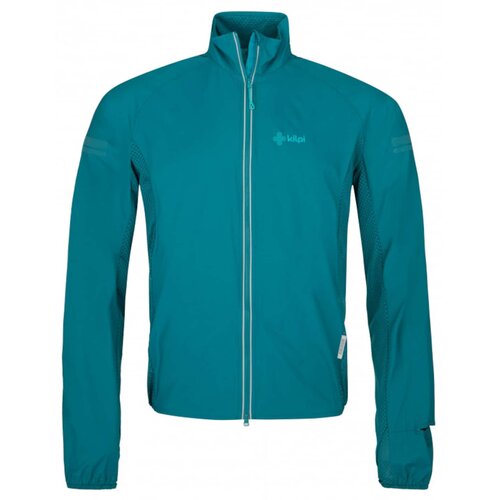 Kilpi TIRANO-M TURQUISE men's running jacket Cene