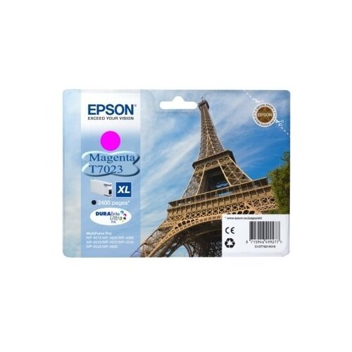Epson T7023 XL skrlaten, originalna kartusa Slike