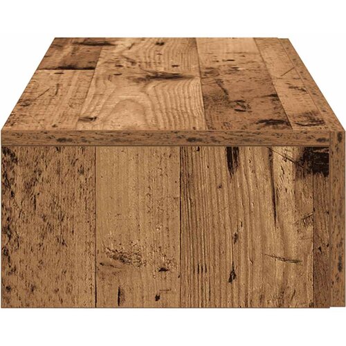  Zidna polica s ladicama staro drvo 80x33x17cm konstruirano drvo Slike