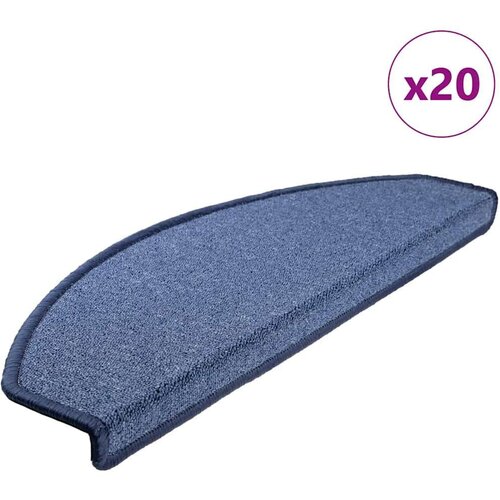  Podloge za stopnice 20 kosov modra 65x24x4 cm, (21826896) Cene