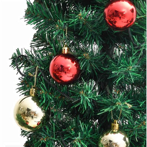  Božićni kaktus sa stalkom i LED žaruljama zeleni 180 cm PVC Slike