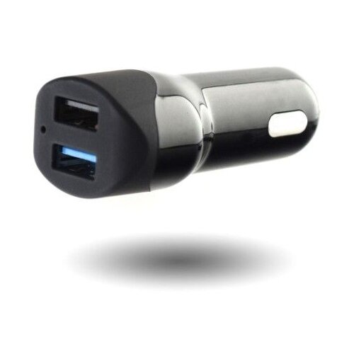 Pama AVTOPOLNILEC 12/24V UNIVERZALNI črn z dvojnim USB izhodom Quick Charge 3.0 Slike
