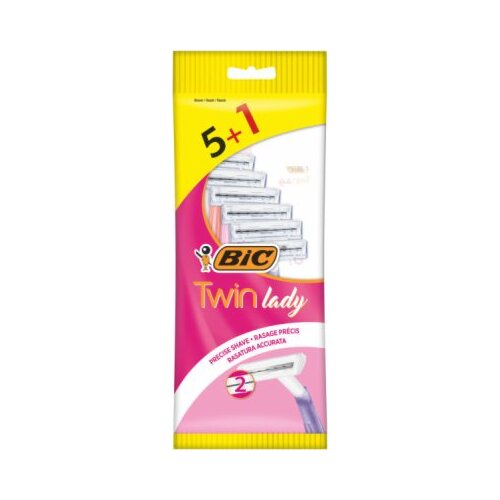Bic brijač ženski twin lady kesica 5+1 kom Slike