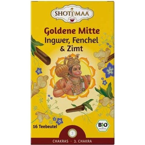 BIO čaj "Goldene Mitte" - đumbir, komorač i cimet - 16 vrećica čaja Cijene