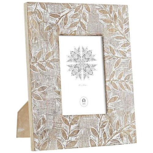  Okvir za sliku DKD Home Decor Bijela Prirodno Kristal Drvo Manga Indijac 20 x 1 3 x 25 cm Cijene