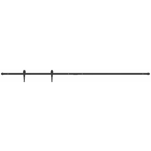 vidaXL Komplet drsnih vrat omarice 213 cm ogljikovo jeklo, (22156377) Cene