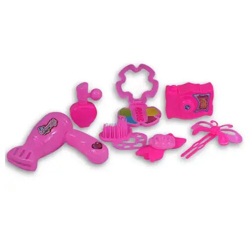 Magic Toys Ružičasti kozmetički set od 7 dijelova s ​​kamerom, ukosnicom i priborom Cene