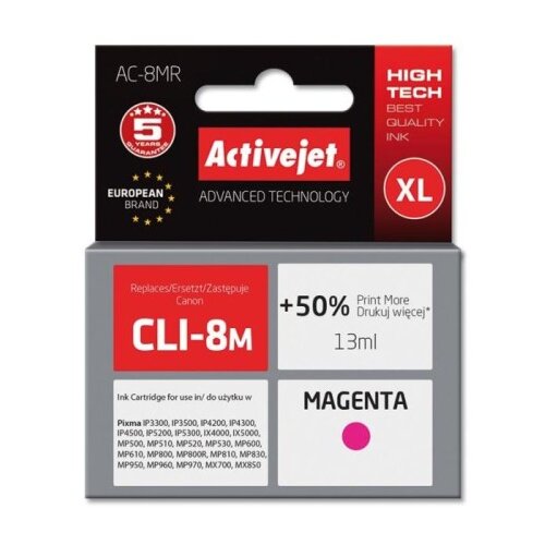 Activejet magenta črnilo CLI-8M Cene