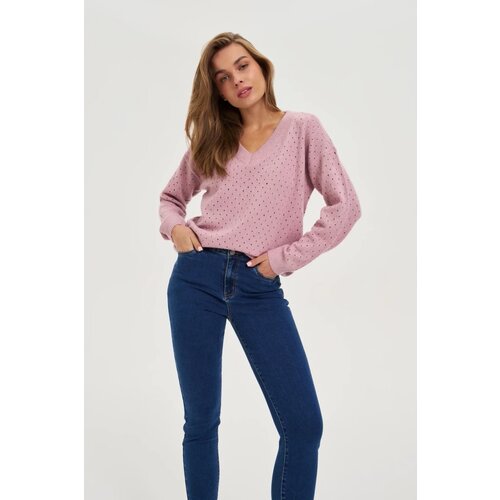 Marisse WOMEN&amp;#039;S SWEATER Z-SW-4800 L.PINK Slike