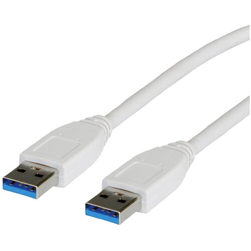 Value USB kabel USB 3.2 gen. 1 (USB 3.0) USB-A vtič 1.80 m bela za&scaron;čiten 11.99.8975, (20417202) Cene