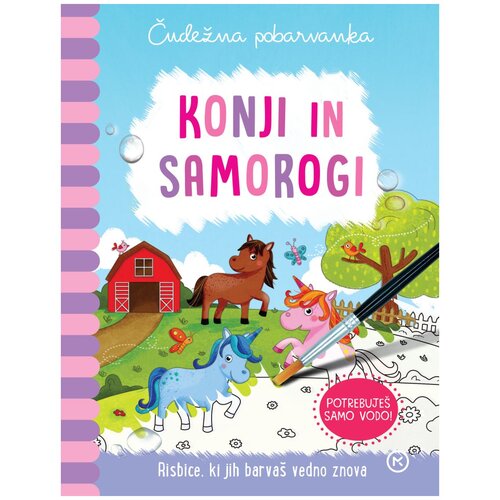 Mladinska Knjiga Čudežna pobarvanka: konji in samorogi Cene
