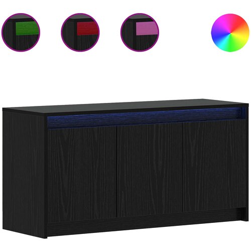 TV ormar 100 x 34 x 50 cm Crni hrast Konstruirano drvo Cene