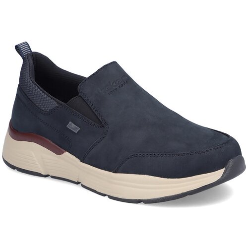 Rieker Slip On tenisice mornarsko plava / kestenjasto smeđa Slike