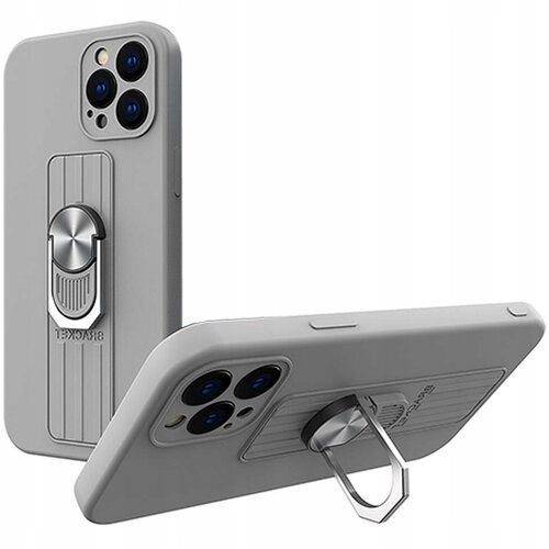 HURTEL OVITEK RING CASE Z DRŽALOM ZA IPHONE 13 MINI SREBRN, (21911205) Cene