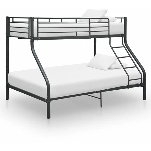  za krevet na kat crni metalni 140 x 200 / 90 x 200 cm
