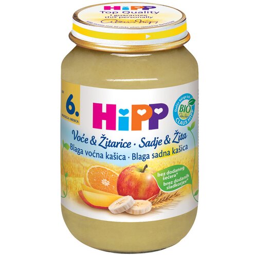Hipp blaga voćna kašica - voće i žitarice 190 gr Slike