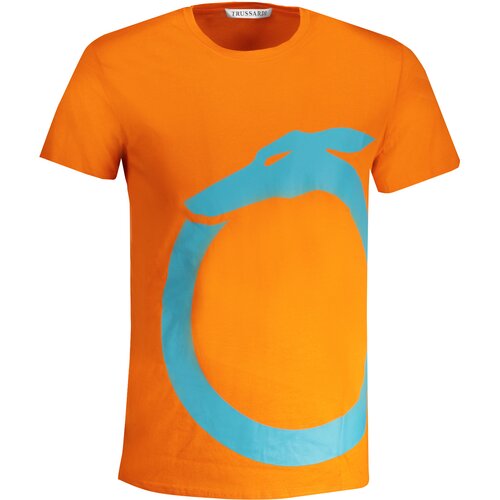 Trussardi MEN&amp;amp;#39;S SHORT SLEEVE T-SHIRT ORANGE Slike