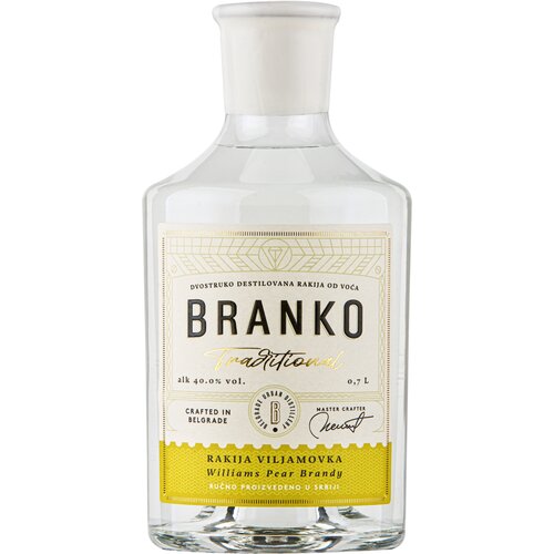 Branko Rakija Traditional, Viljamovka, 0.7l Cene