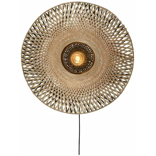 Good&Mojo zidna svjetiljka od bambusovog drveta Kalimantan, ⌀ 60 cm