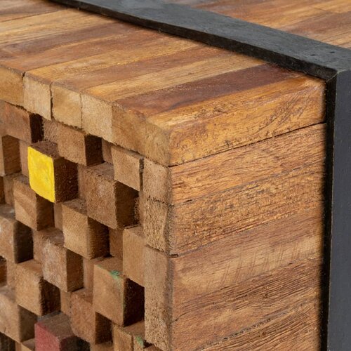  stalak 110 x 30 x 32,5 cm od masivne tikovine Slike