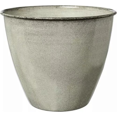  Steel-Pot &amp;#039;Tati&amp;#039; cvetlični lonec, belo-siv - &amp;Oslash; 16 cm Slike