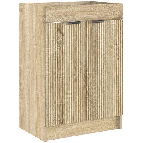 vidaXL Omarica pod umivalnikom Sonoma hrast 56 x 37,5 x 81 cm, (5000245350) Cene