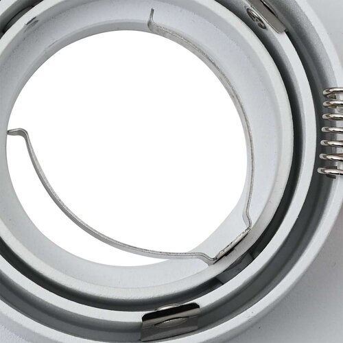 VidaXL ugradne svjetiljke 6 kom kvadratne GU10 bijela 91x91 mm Slike