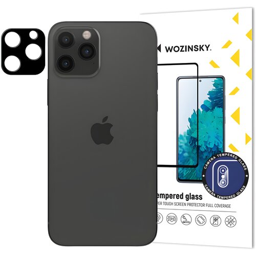 Wozinsky kaljeno staklo za kameru 9H za Apple iPhone 12 Pro - Crna Cene