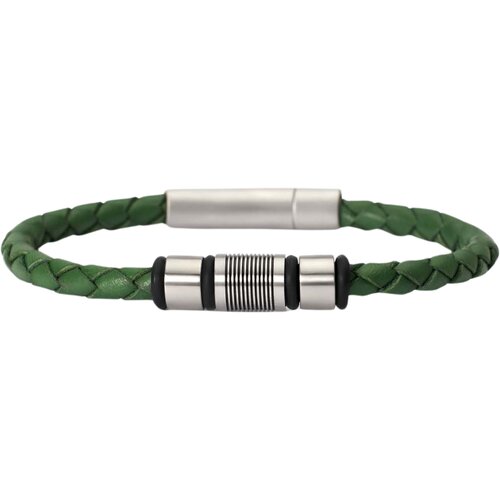  Mu&amp;scaron;ka narukvica 2Jewels 232547 - Zelena koža Slike