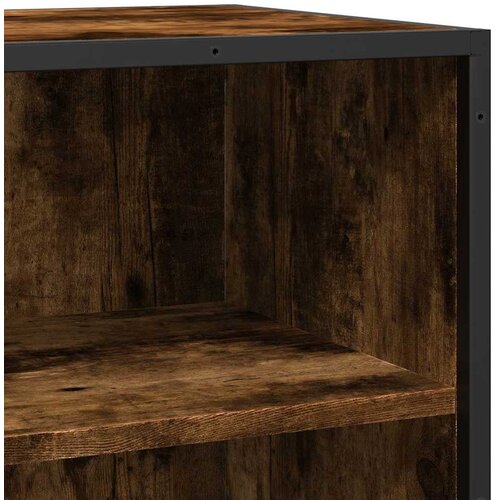  Komoda boja hrasta 68x35x76 cm konstruirano drvo i metal Slike