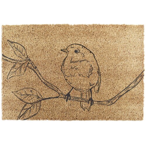 Artsy Doormats Predpražnik iz kokosovih vlaken 40x60 cm Pencil Robin &amp;ndash; Slike