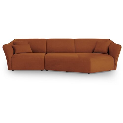 Cosmopolitan Design Ciglasta kutna garnitura od boucl&amp;eacute; tkanine Tokyo &amp;ndash; Slike