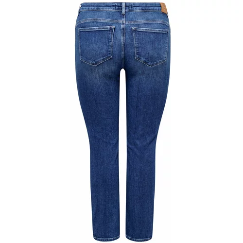 Only Carmakoma Jeans hlače 15300221 Modra Slim Fit