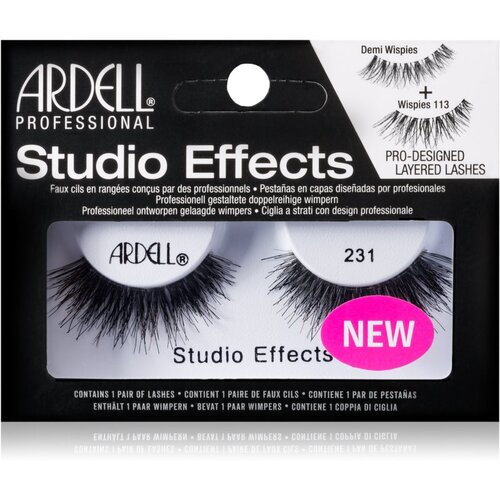 Ardell Studio Effects 231 Wispies umetne trepalnice 1 ks odtenek Black Cene