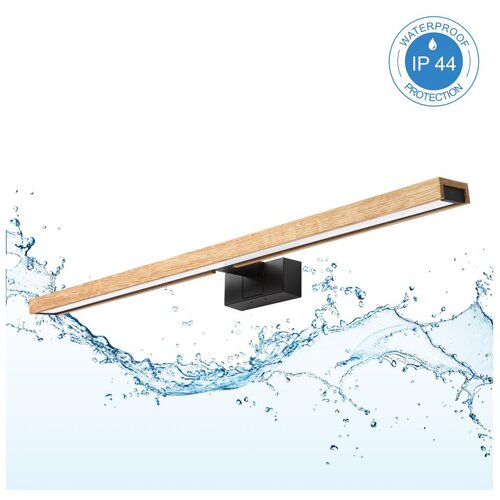 Brilagi LED osvetljenje za kupatilsko ogledalo 3u1 WOODY MIRROR LED/15W/230V IP44 crna/hrast Slike